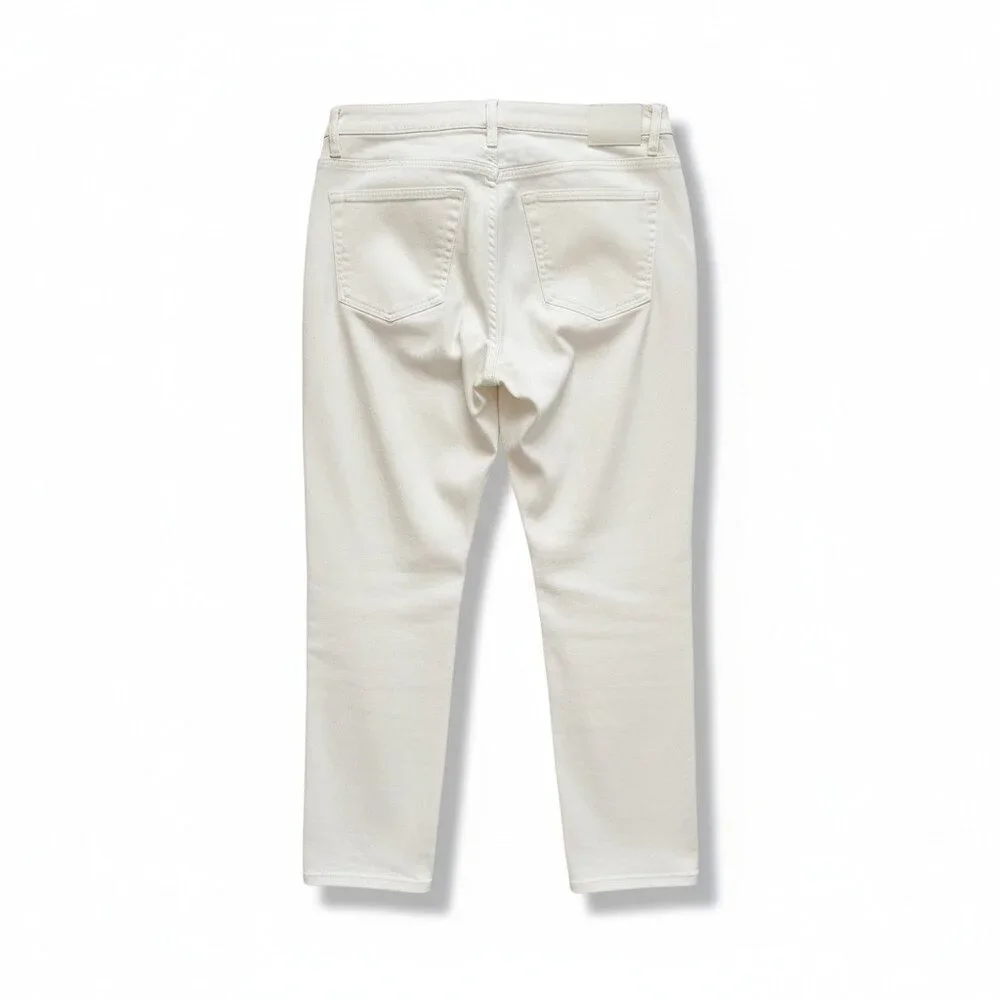 ✨ Democracy White Distressed Straight-Leg Jeans | Size 24 | Ab Solution Fit ✨✨